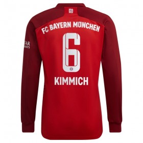 Jalkapallo Pelipaidat FC Bayern München Joshua Kimmich 6 Kotipaita 2021-2022 Pitkähihainen